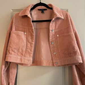 Forever 21 cropped corduroy jacket